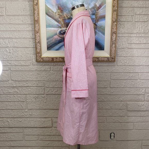 Austin Manor Vintage Men’s SeerSucker Lounging Robe - Picture 3 of 13